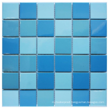6mm Thick Porcelain Mosaic Glazed Ceramic Bathroom Mosaic Tile